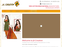Tablet Screenshot of jkcreation.net